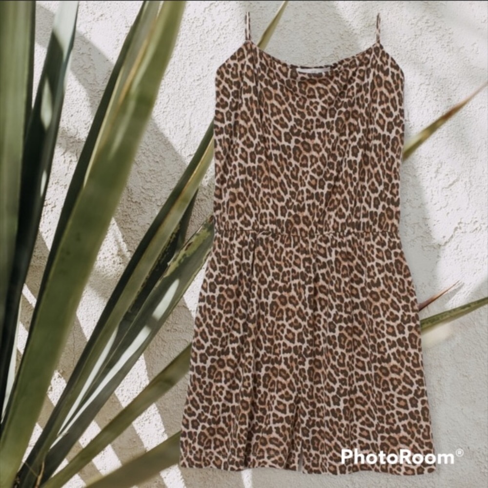 H&M leopard romper